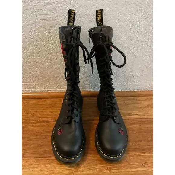 Doc Martens Vonda rose mid-calf boots - Picture 4 of 7